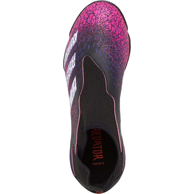 Buy adidas Kids Predator Freak.3 Laceless TF Football Boots Core Black