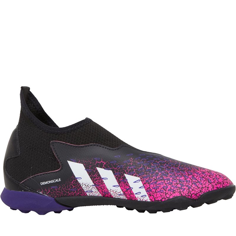 Buy adidas Kids Predator Freak.3 Laceless TF Football Boots Core Black