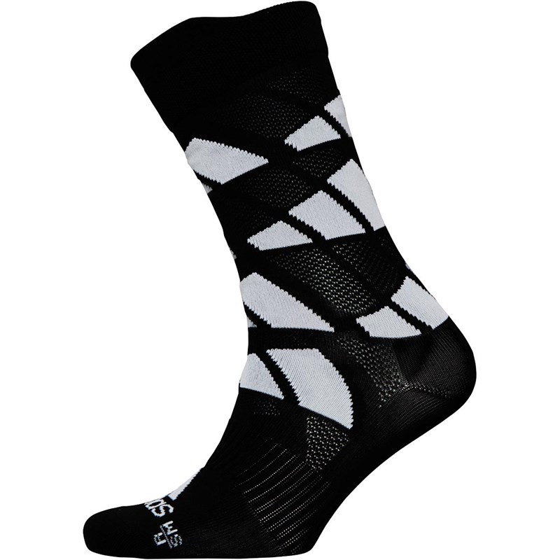 Buy adidas Ultralight Allover Graphic Crew Performance Socks Black/White