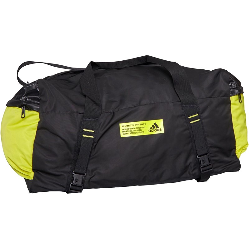 Buy adidas Womens Sport Duffle Bag Black/Active Yellow