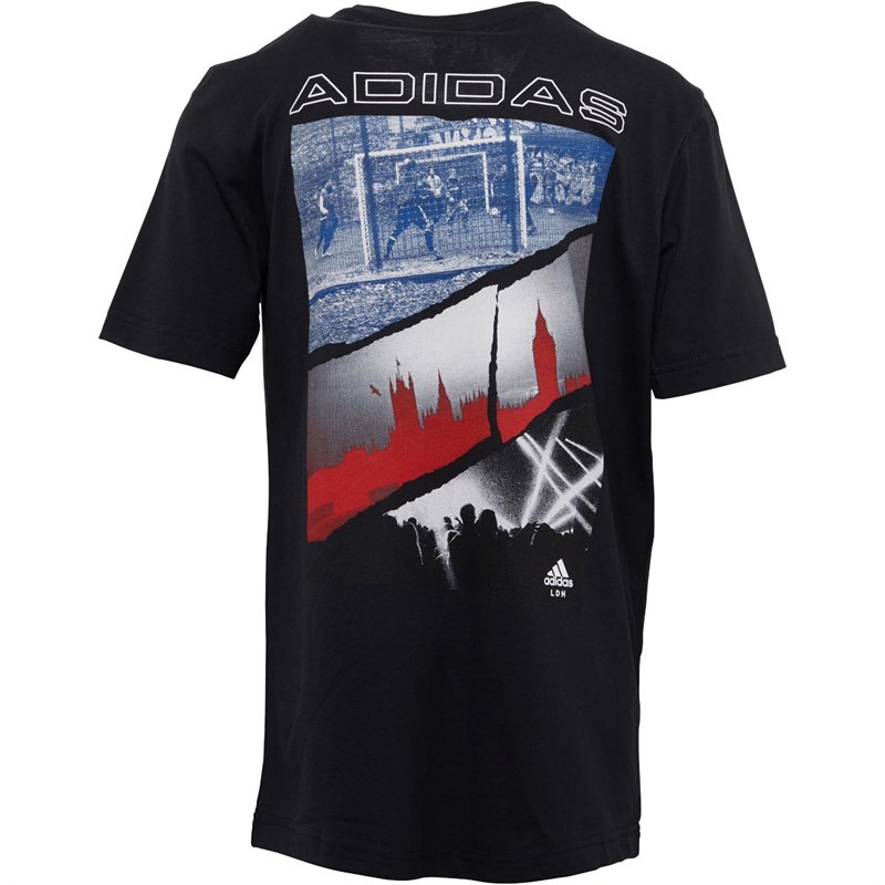 Buy adidas Junior London Tshirt Black