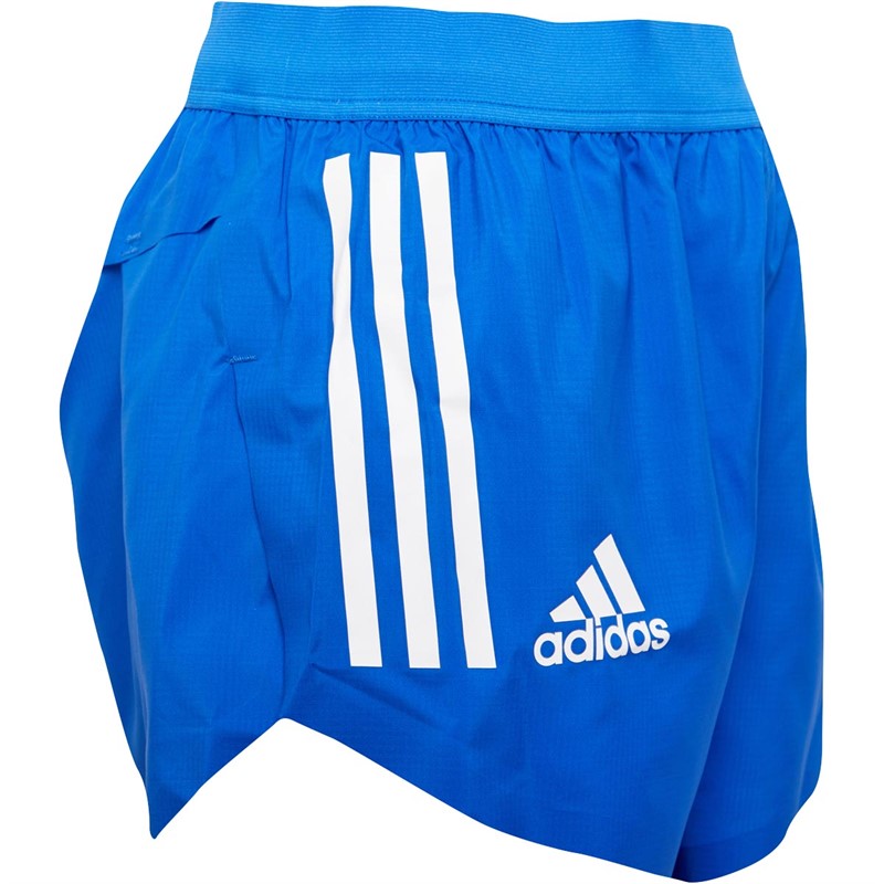 adidas Shorts de course Split Short Homme Bleu
