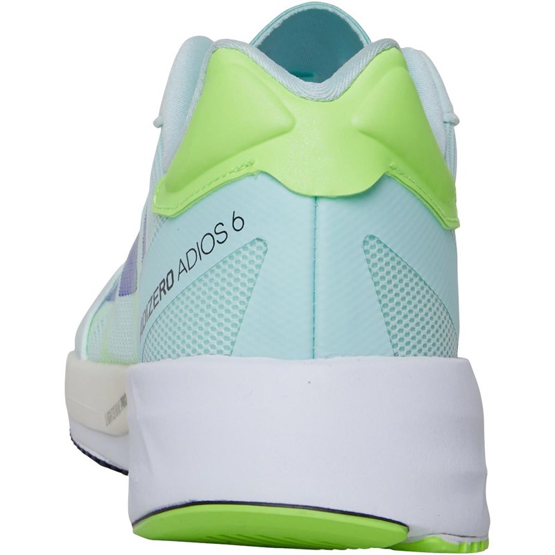 Buy adidas Womens Adizero Adios 6 Neutral Running Shoes Halo Mint/Sonic