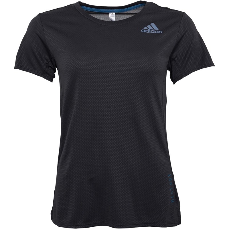 Buy adidas Womens Heat.Rdy Running Top Black/Black