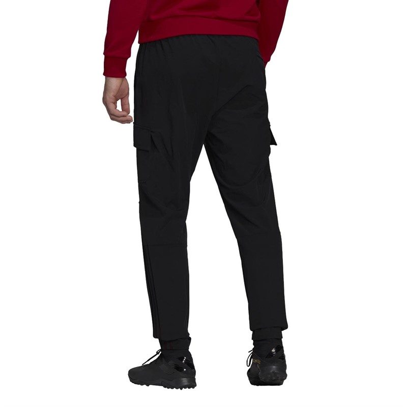 Buy adidas Mens RBNY New York Red Bulls Travel Tracksuit Bottoms Black
