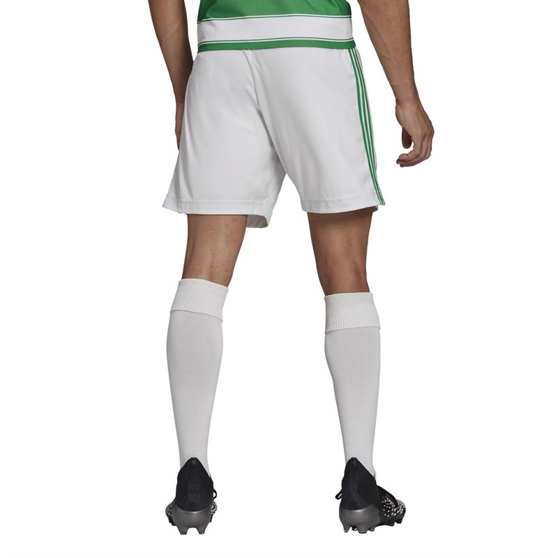 Buy adidas Mens CFC Celtic FC Home Shorts White