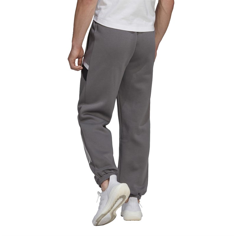 Buy adidas Mens Sportswear Fleece Joggers Grey Four/Black/White