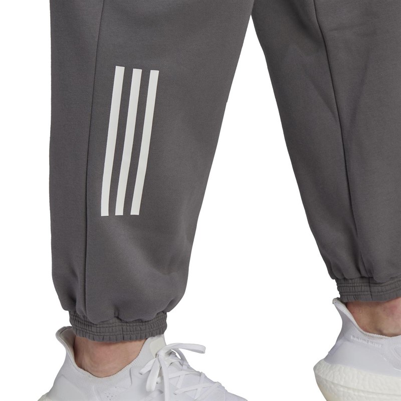 Buy adidas Mens Sportswear Fleece Joggers Grey Four/Black/White