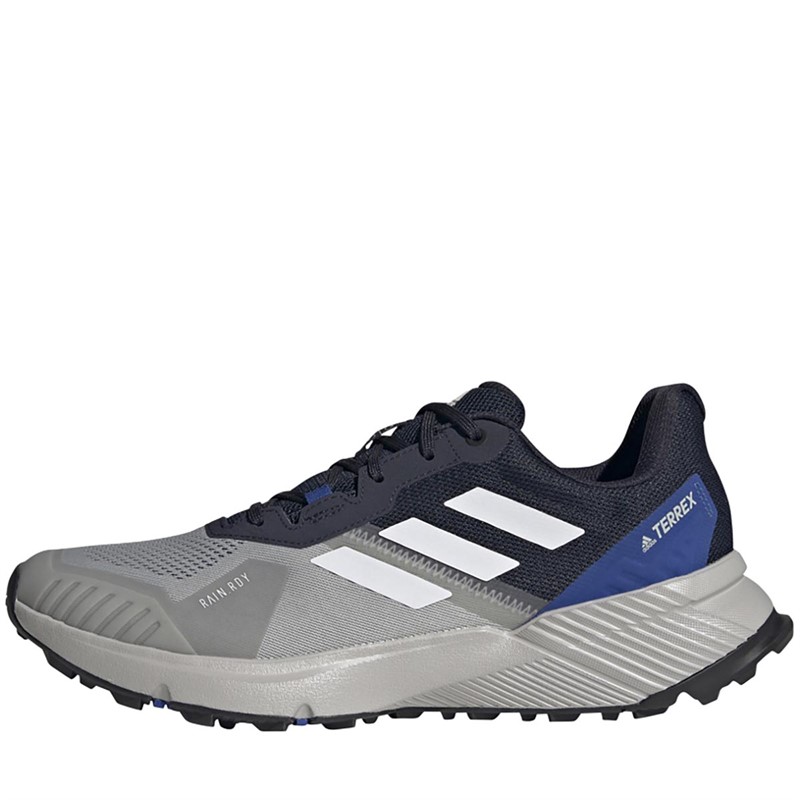 Buy adidas Mens Terrex Soulstride Rain.Rdy Trail Running Shoes Grey Two