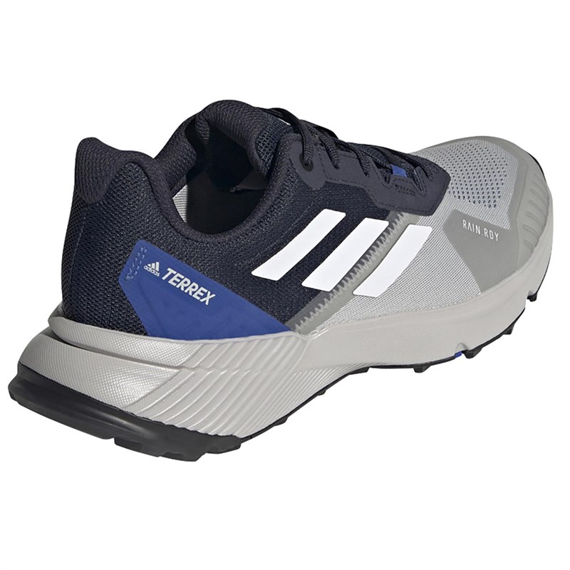 Buy adidas Mens Terrex Soulstride Rain.Rdy Trail Running Shoes Grey Two