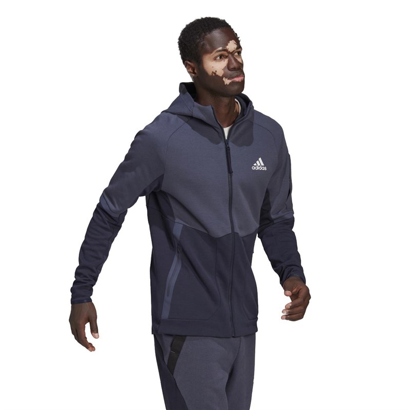 Buy adidas Mens Designed For Gameday FullZip Jacket Shadow Navy
