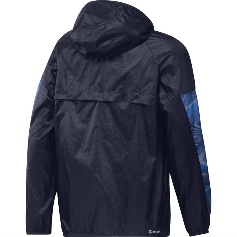 Buy adidas Mens Aeroready Seasonals Sport Windbreaker Legend Ink