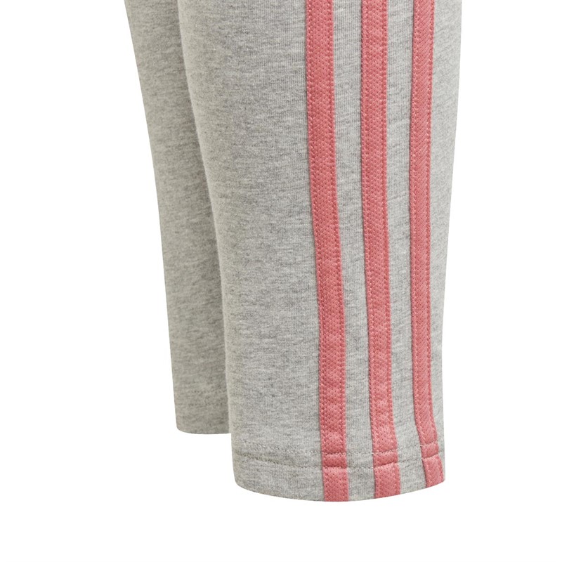 adidas Kinder Essentials 3Stripes Leggings Grau