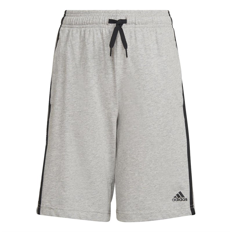 adidas Kinder Essentials 3Stripes Jersey Shorts Grau