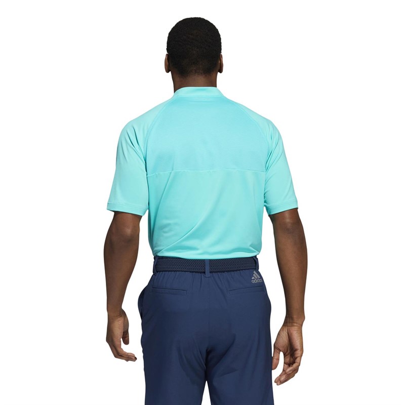 Buy adidas Mens Sport Collar Golf Polo Semi Mint Rush