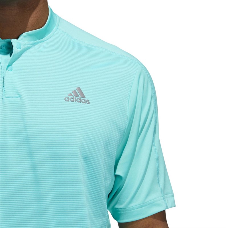 Buy adidas Mens Sport Collar Golf Polo Semi Mint Rush