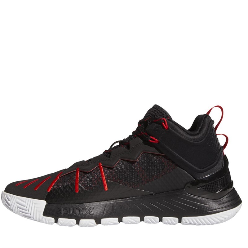 Buy adidas Mens D Rose Son Of Chi Basketball Shoes Core Black/Vivid Red