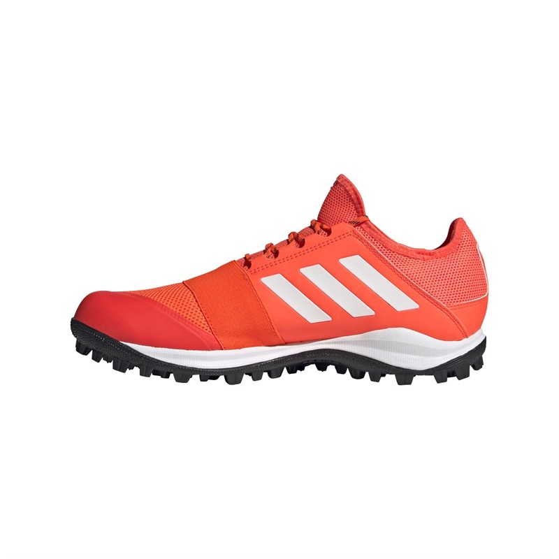Buy adidas Mens Divox 1.9s Field Hockey Shoes Solar Red/Footwear White