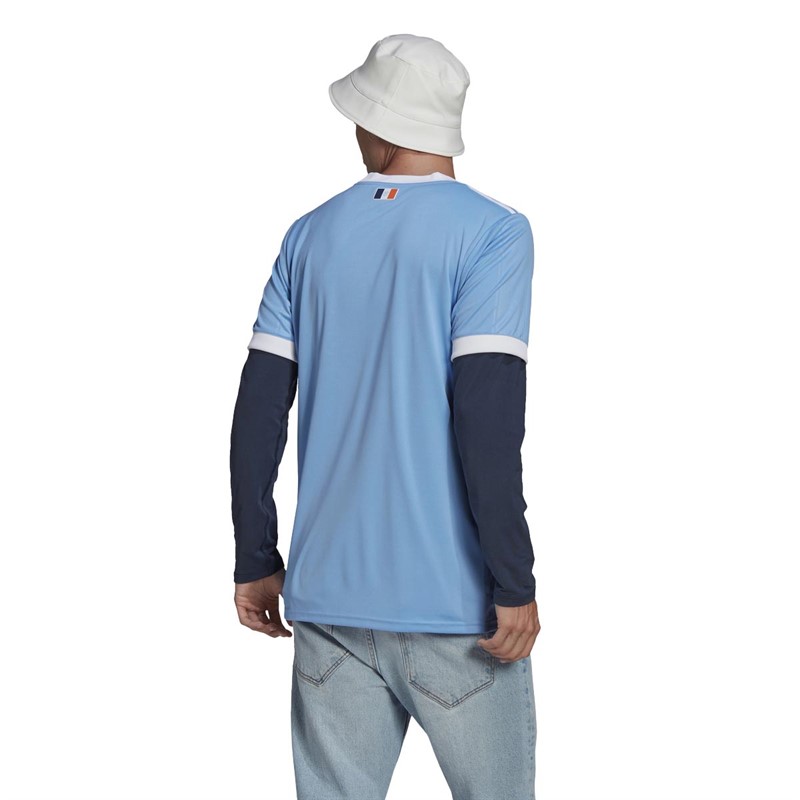 Buy adidas Mens NYCFC New York City FC Home Jersey Bahia Light Blue