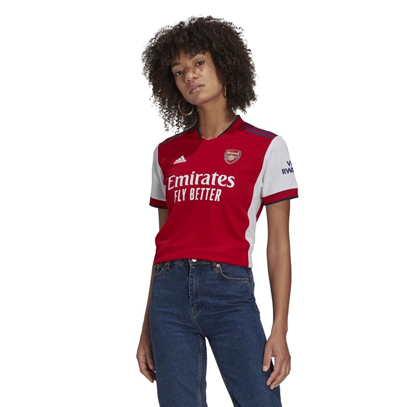 Buy adidas Womens AFC Arsenal Home Authentic Jersey White/Scarlet