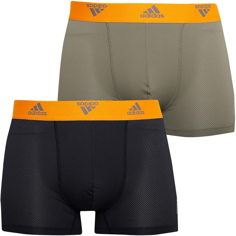 Buy adidas Mens Two Pack Trunks Assorted 4