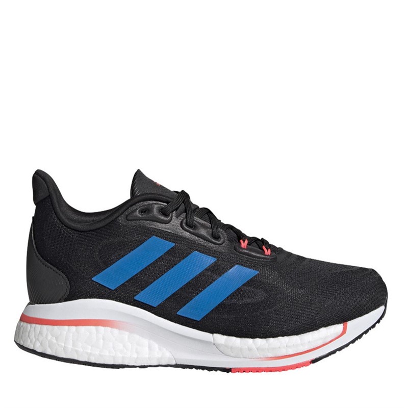 Buy adidas Mens Supernova+ Boost Neutral Running Shoes Core Black/Blue