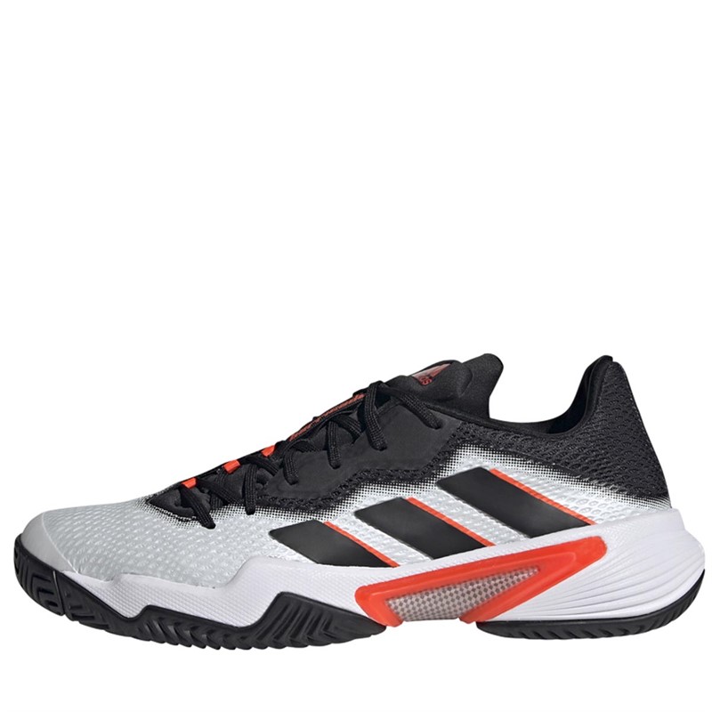 Buy adidas Barricade Tennis Shoes Footwear White/Core Black/Solar Red