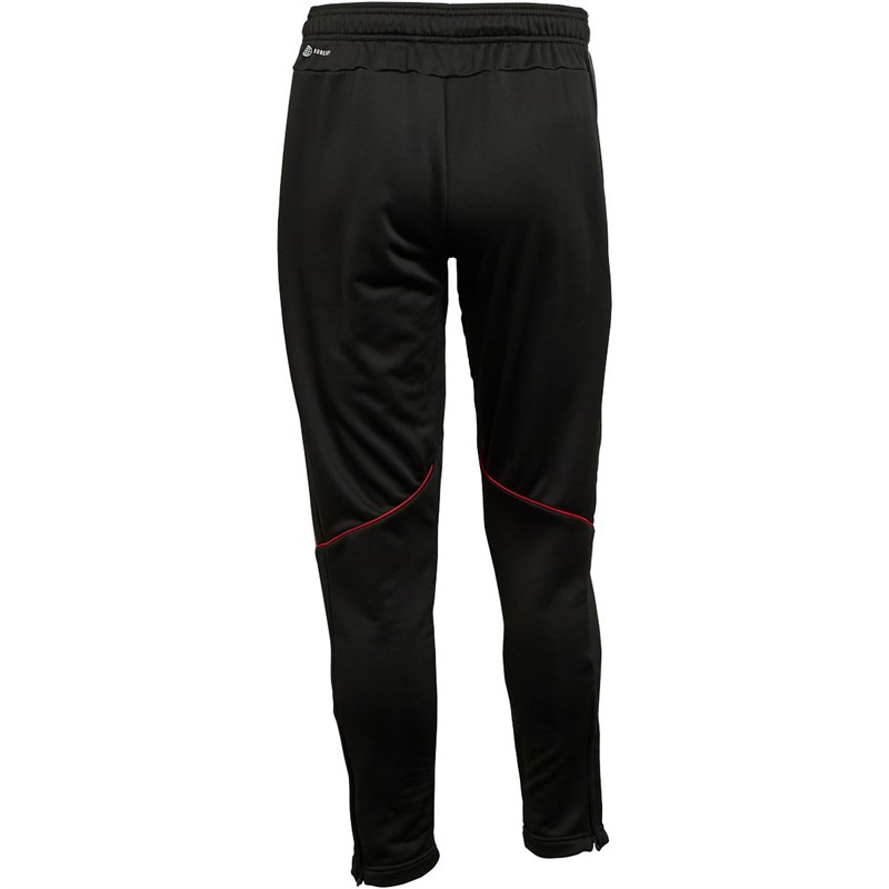 Buy adidas Mens Match Football Track Pants Black/Grey Four