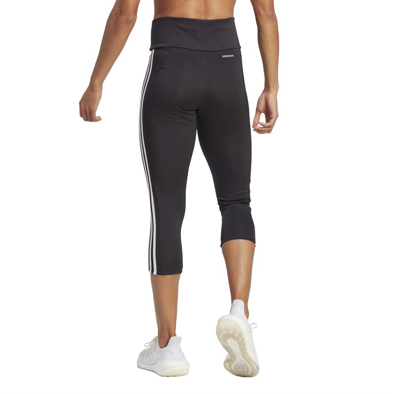 Buy adidas Womens Designed To Move Aeroready HighRise 3Stripes Capri