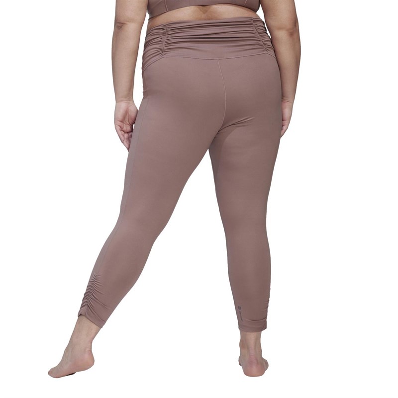 Buy adidas Womens Yoga Studio Aeroready Gathered 7/8 Tight Leggings