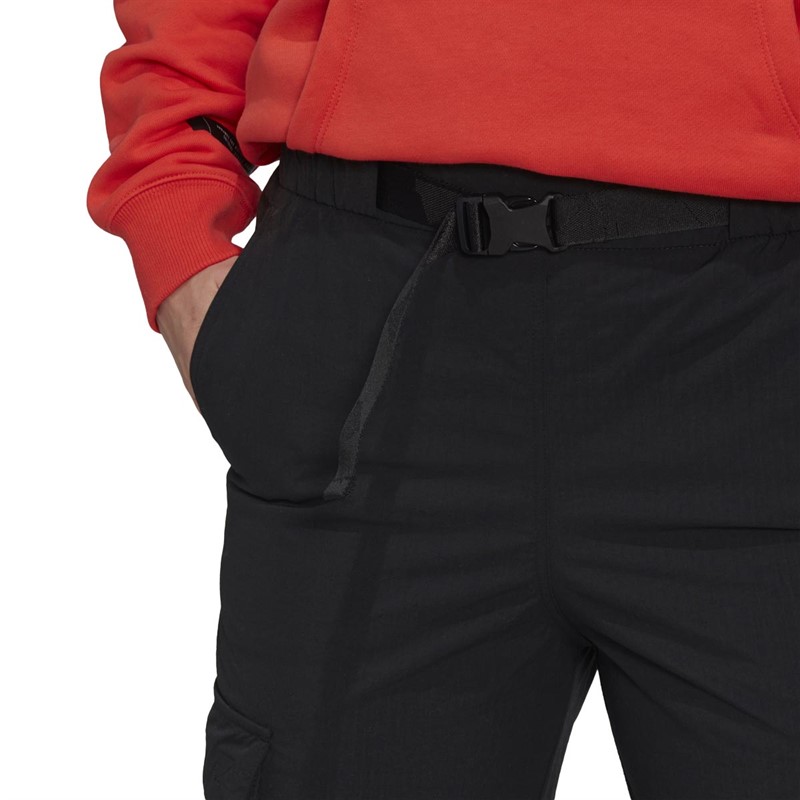 Buy adidas Womens Cargo Tracksuit Bottoms Black/White