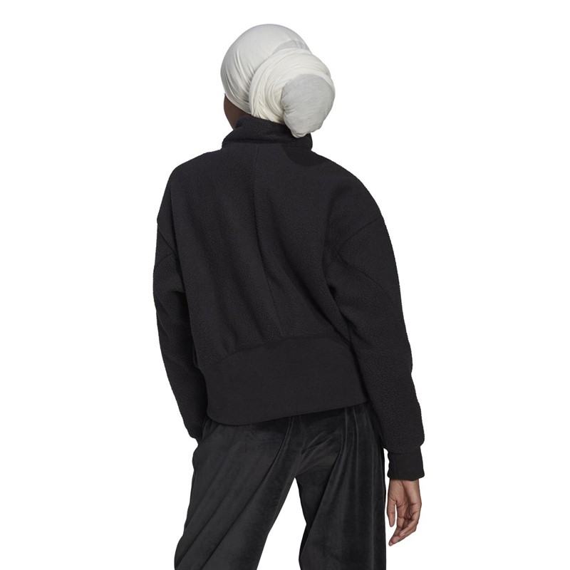 Buy adidas Womens Holidayz Sherpa Jacket Black