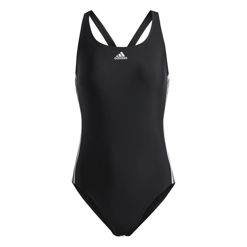 Buy adidas Womens Sh3.Ro Classic 3Stripes Swimsuit Black/White