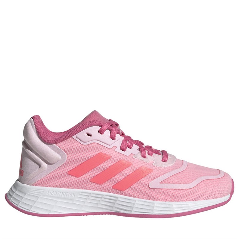 Buy adidas Junior Girls Duramo 10 Trainers Clear Pink/Acid Red/Rose Tone