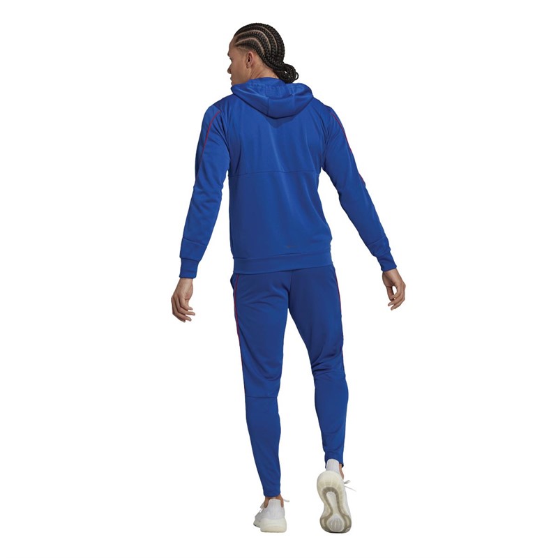 Buy adidas Mens Ribbed Aeroready Tracksuit Royal Blue