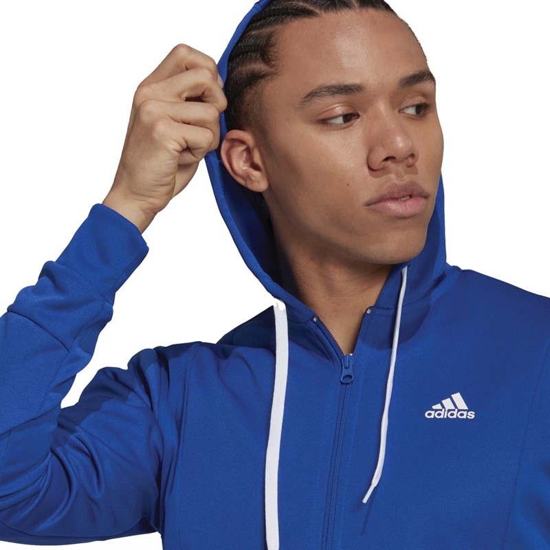 Buy adidas Mens Ribbed Aeroready Tracksuit Royal Blue