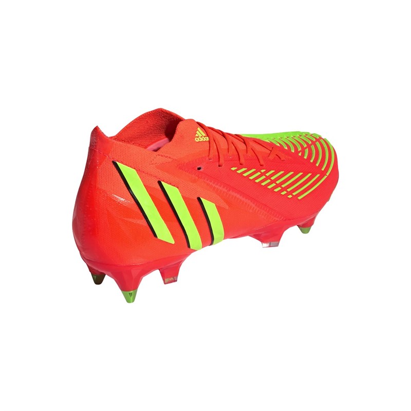 Buy adidas Mens Predator Edge.1 SG Soft Ground Football Boots Solar Red