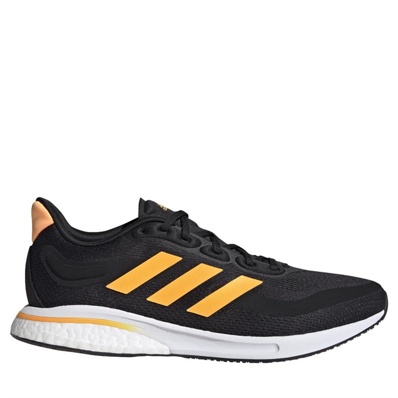 Buy adidas Mens Supernova Boost Neutral Running Shoes Core Black/Flash
