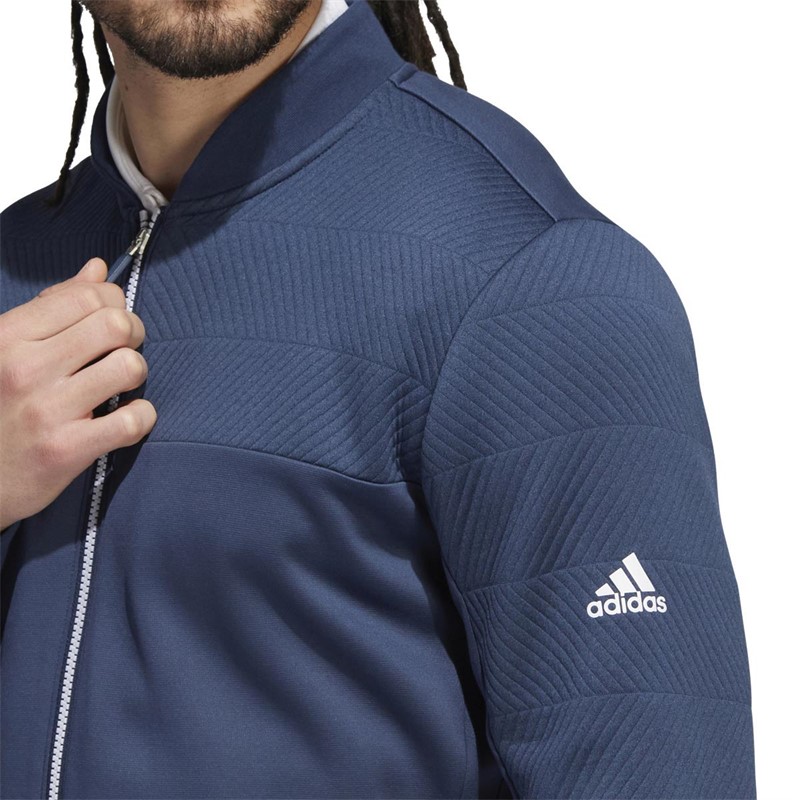 Buy adidas Mens Golf Cold.Rdy Full Zip Jacket Crew Navy