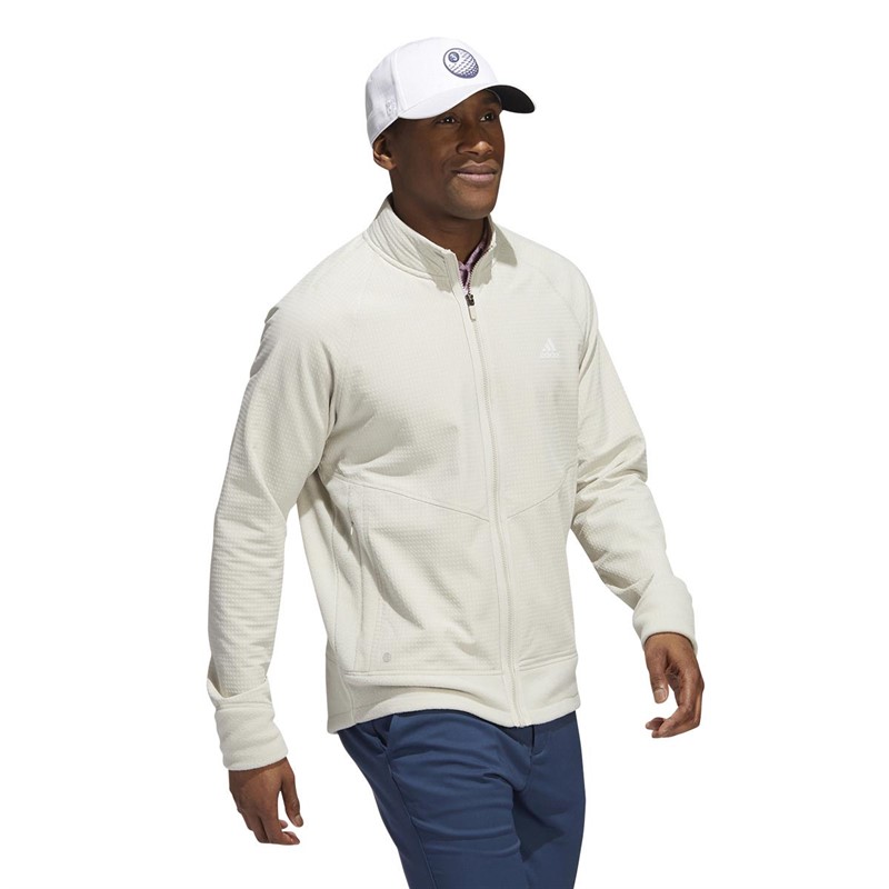 Buy adidas Mens Golf Statement Full Zip Jacket Core Brown