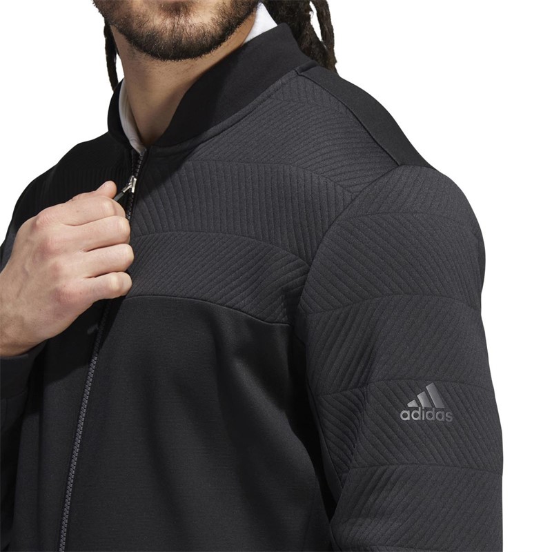 Buy adidas Mens Golf Cold.Rdy Full Zip Jacket Black