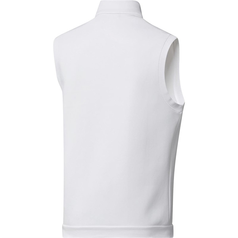 Buy adidas Mens Golf Authentic 1/4 Zip Vest White