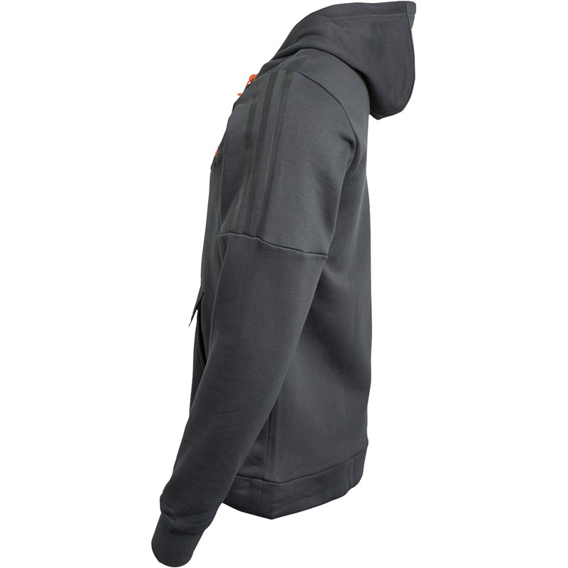 Buy adidas Mens Sportswear Tech Hoodie Carbon