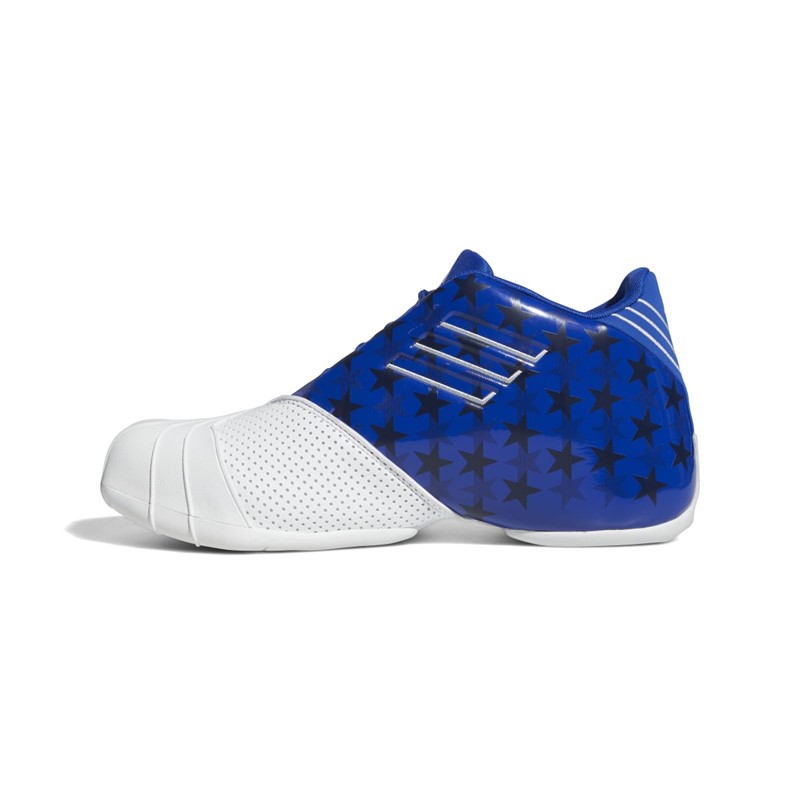 Buy adidas Mens TMac 1 'Magic' Basketball Shoes Royal Blue/Cloud White/Metallic Silver