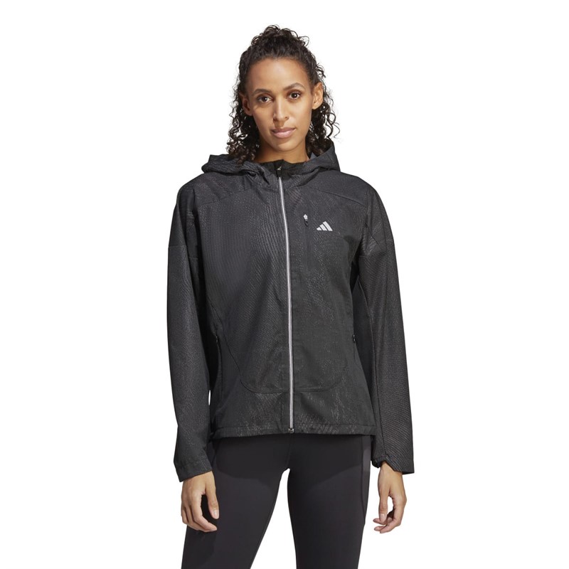 Buy adidas Womens Adizero Lightweight Jacket Black