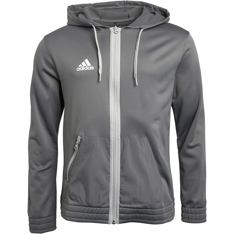 Buy adidas Mens Team Issue Full Zip Hoodie Team Grey Four/Magic Solar Grey