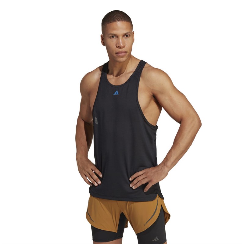 Buy adidas Mens Heat.Rdy Hiit Elevated Training Tank Top Black