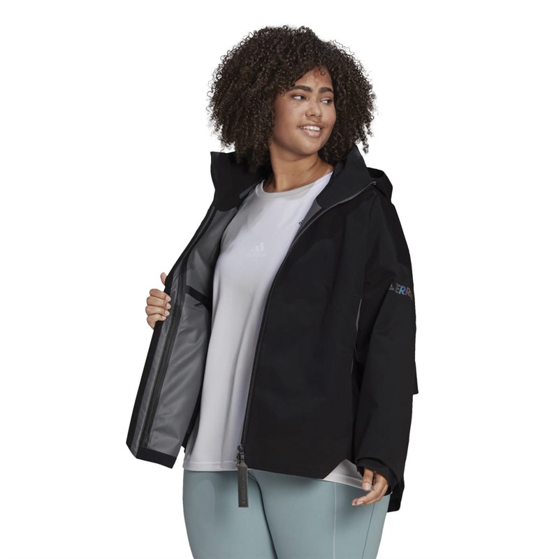 Buy adidas Womens Terrex CT Myshelter Rain.Rdy Waterproof Jacket (Plus
