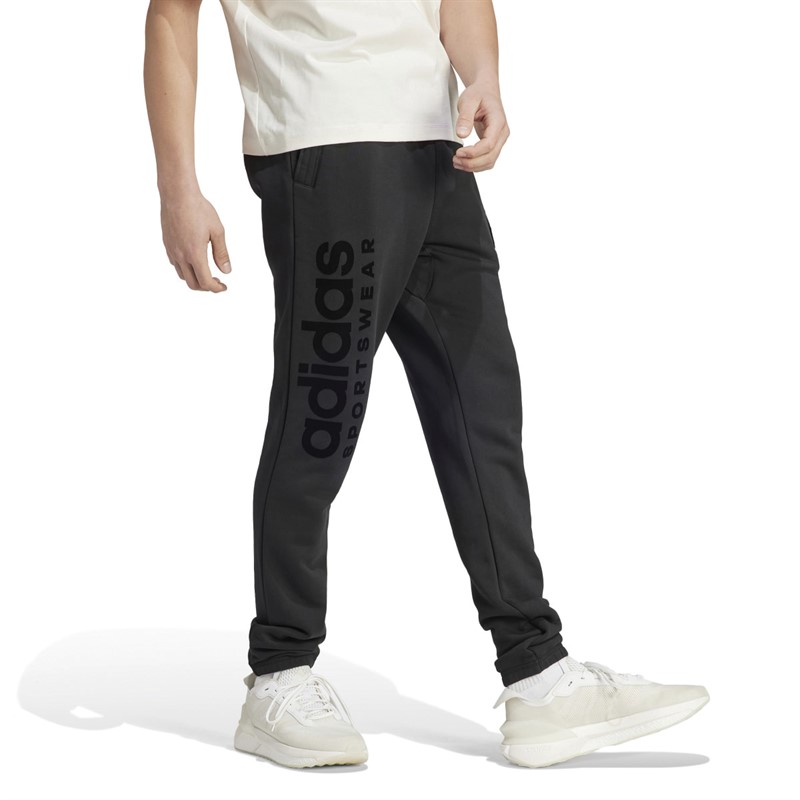 Buy adidas Mens Sportswear Lounge Fleece Joggers Black