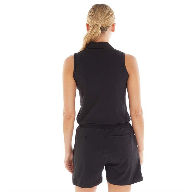 Buy adidas Womens Knit Golf Romper Black